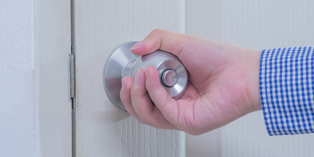 jammed door